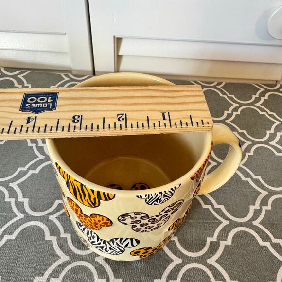 Disney Parks Mug Mickey Mouse Animal Kingdom Print Coffee Cup Tea Kitchen - Picture 7 of 8